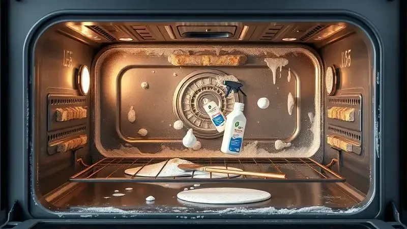 Guia passo a passo para limpar forno e remover crostas de gordura queimada