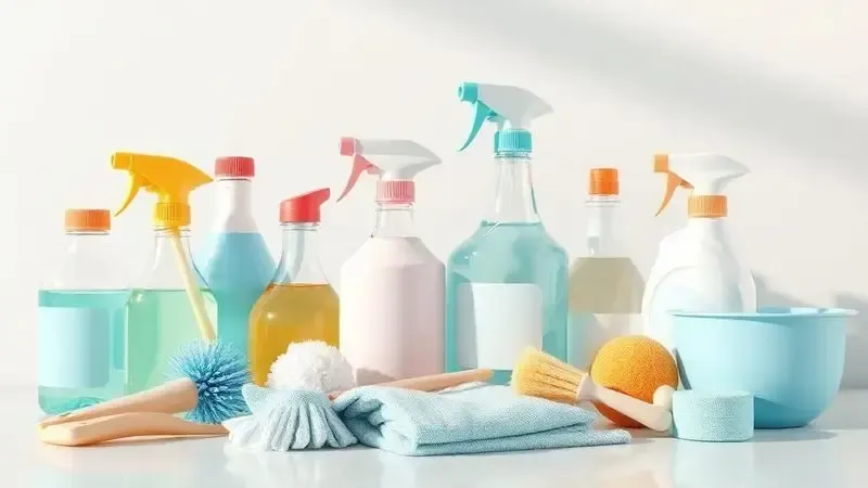 Materiais essenciais para limpeza de gordura do fogão organizados artisticamente