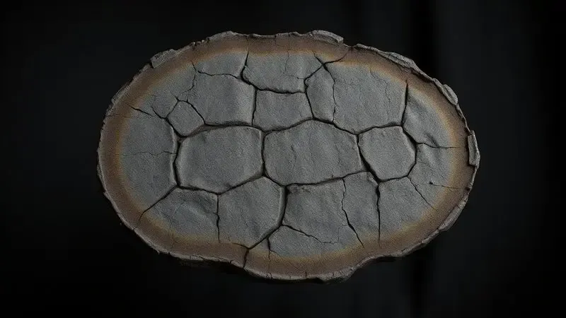 Ilustração digital mostrando a durabilidade e resistência do ferro fundido para chapas de cozinha.