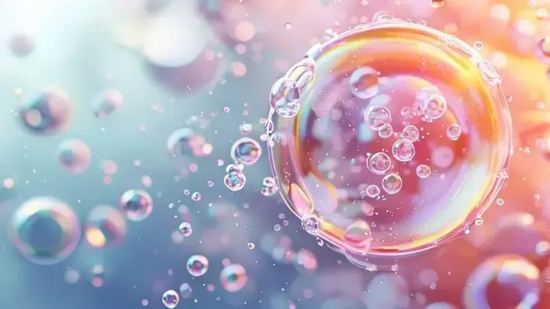 Ilustração conceitual do teste da espuma de sabão para detectar vazamentos em conexões de gás